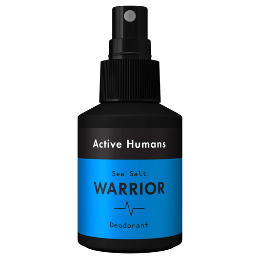 Active Humans Warrior Deodorant Spray - Sea Salt (60 mL)